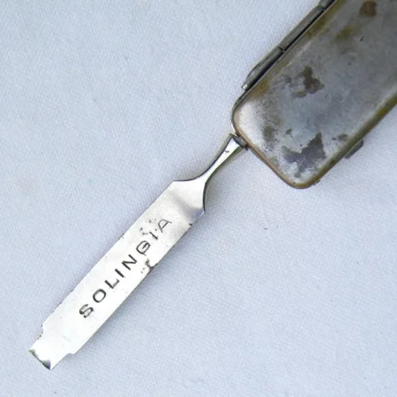 Scarce pre-WW1 SOLINGIA multi-tool knife set, made by Carl Schmidt Sohn Co. in Solingen, Germany - Image 8