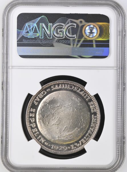 Germany Graf Zeppelin airship 1929 flight silver medal