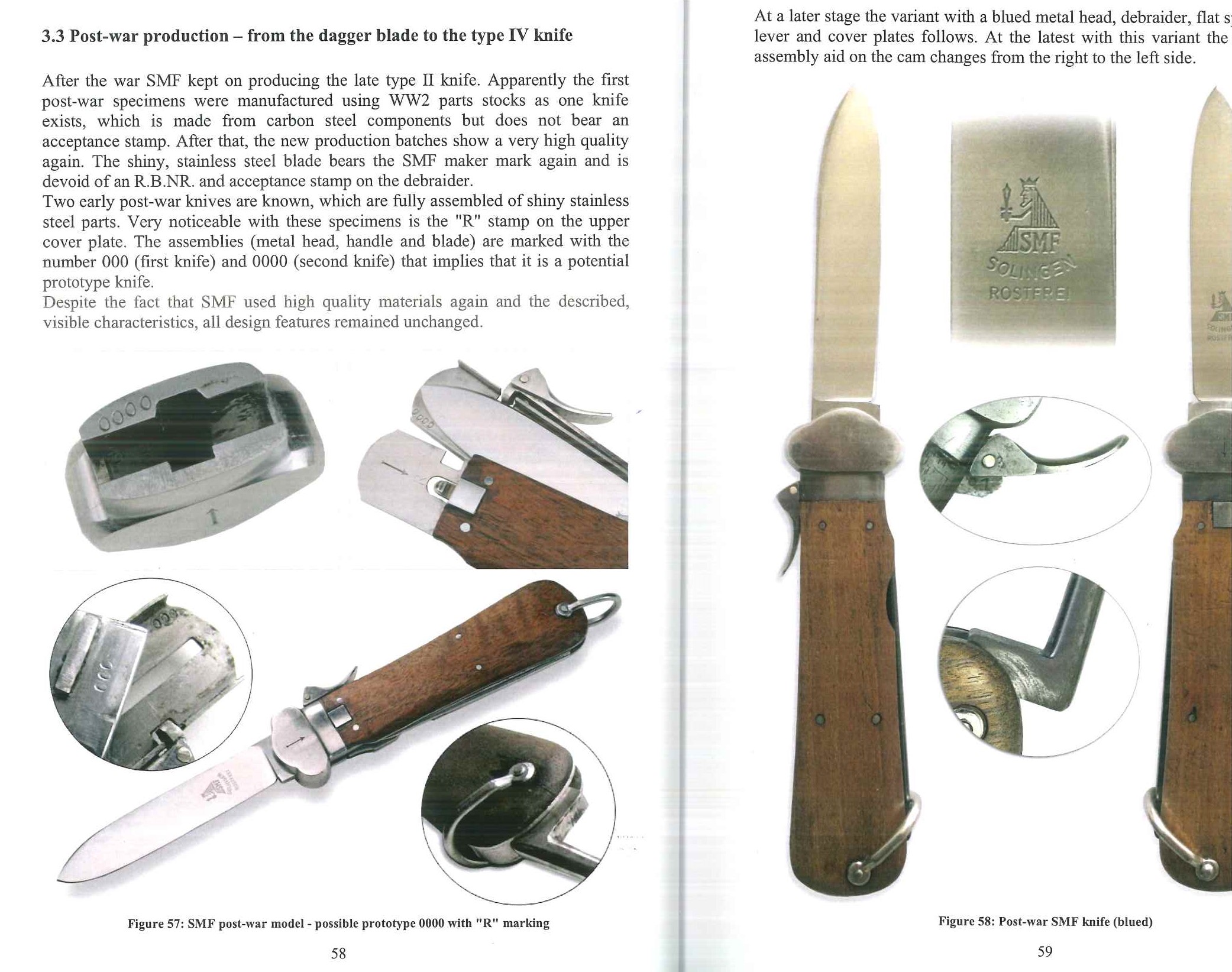 Original 1950th German Bundeswehr SMF takedown Model 2 Luftwaffe/paratrooper "gravity knife" (Fallschirmjäger-Messer); rare type - Image 30