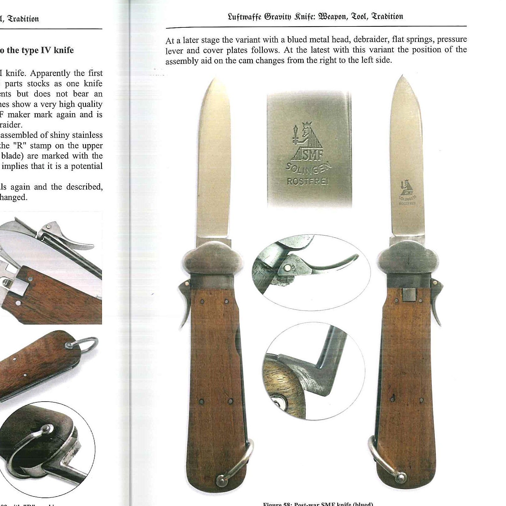 Original 1950th German Bundeswehr SMF takedown Model 2 Luftwaffe/paratrooper "gravity knife" (Fallschirmjäger-Messer); rare type - Image 31