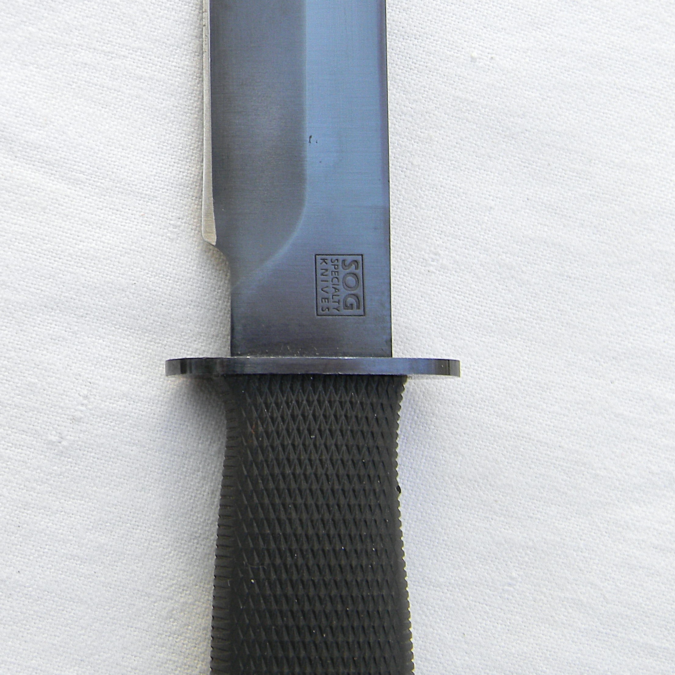 SOG model S21 Recon Government fighting knife made in Seki, Japan 1990-1999, early Condura nylon sheath; very rare discontinued model; UNUSED - Image 8