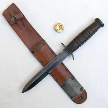 WW2 Case blade-marked M3 fighting knife