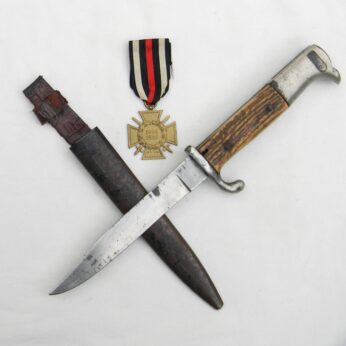 WW1 Germany fixable fighting knife