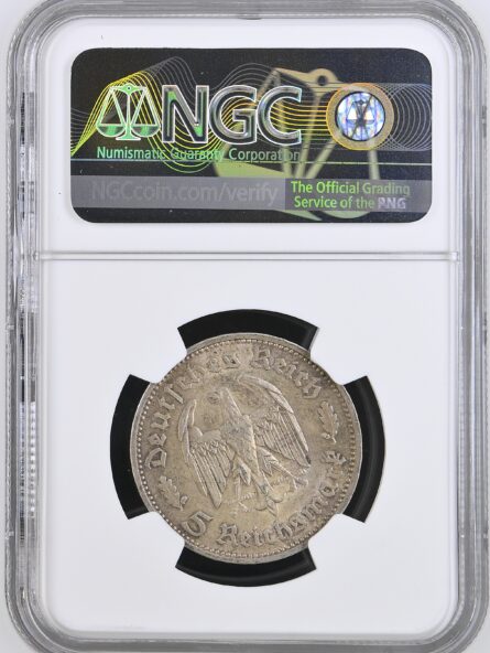 Germany 1933F Martin Luther silver 2 Mark commem, NGC MS65