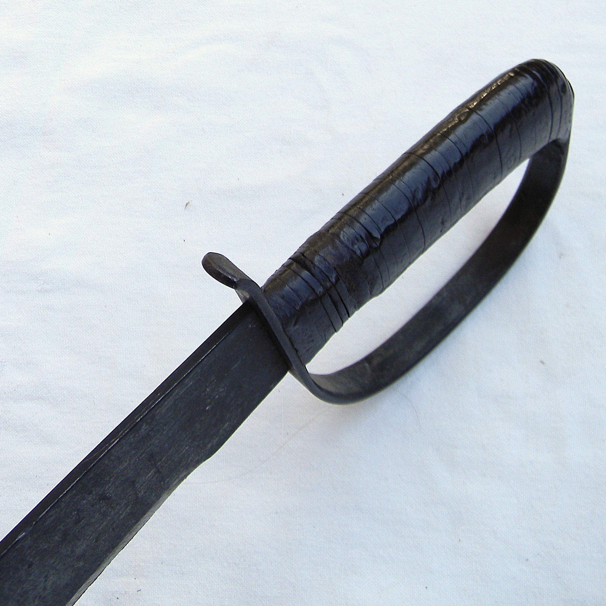 USA, Victor Tool Co. WW2 era "Woodmans Pal" model LC-14-B Survival Machete; original web scabbard - Image 9