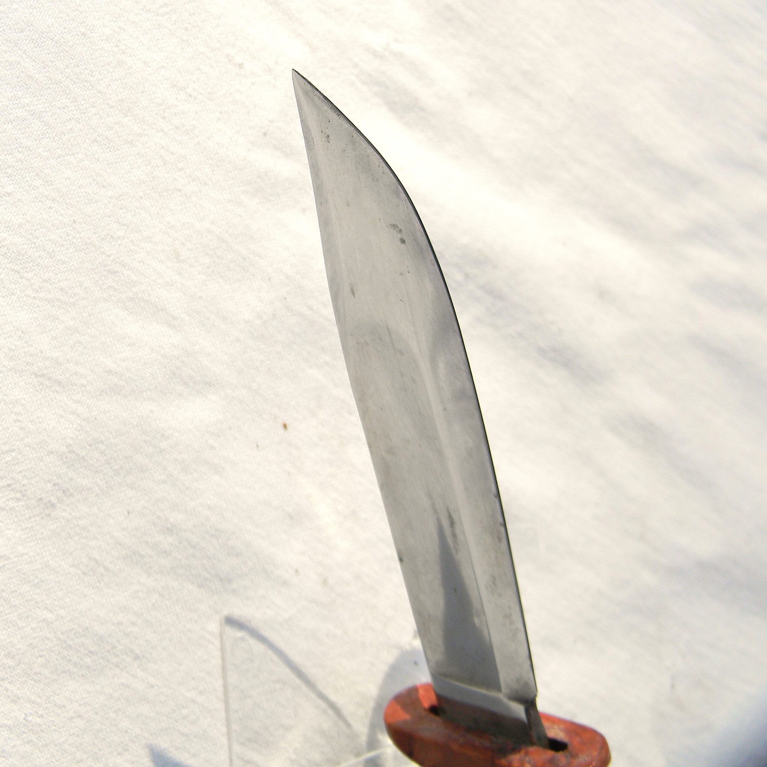 USA WW2 Western "Baby Shark" USAF Pilot Knife, scarce Bakelite fittings type, original sheath; excellent condition - Image 9