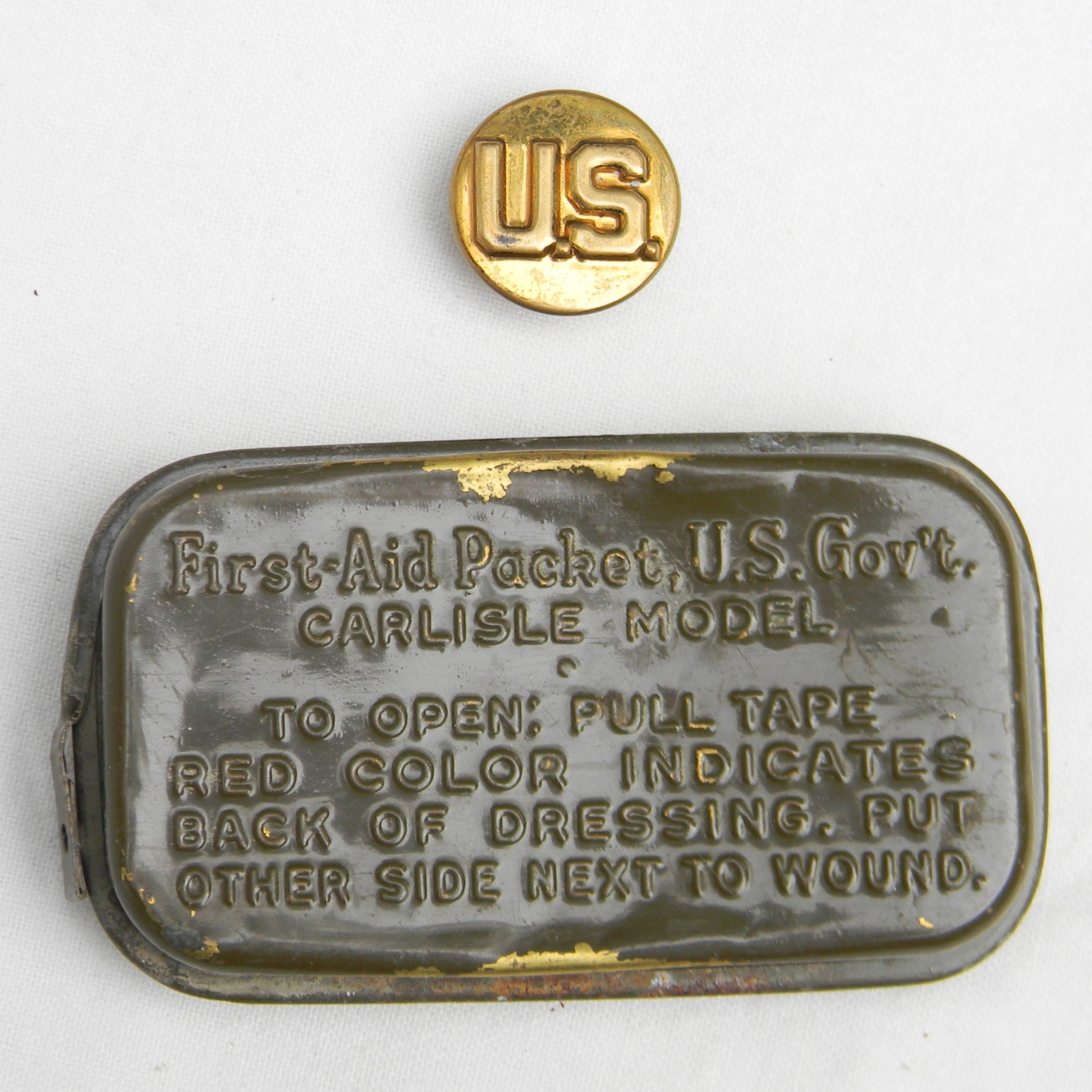 WW2 US Carlisle model first aid pocket