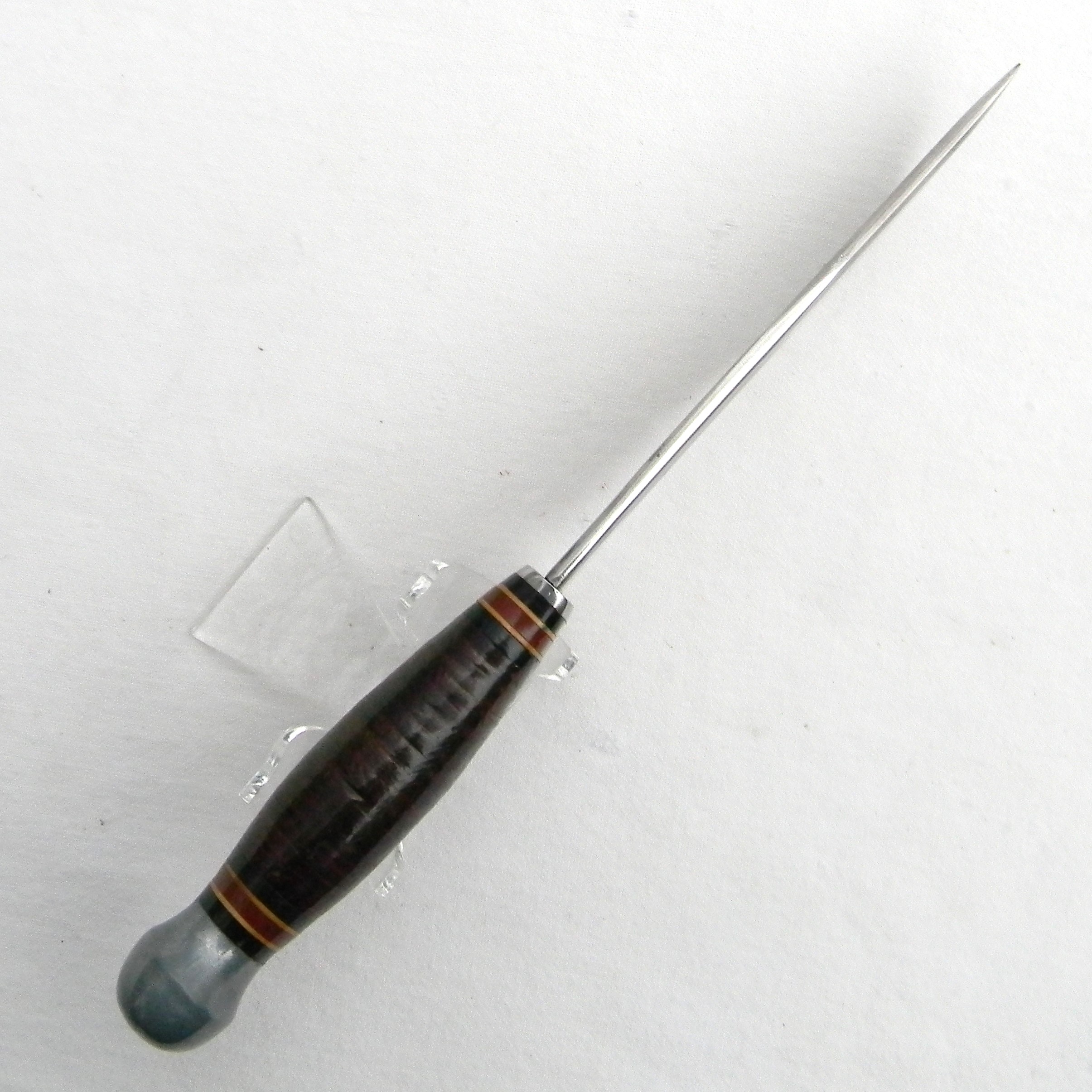 USA WW2 era PAL RH-34 "private purchase" fighting knife, early war aluminum pommel/leather scabbard type - Image 7