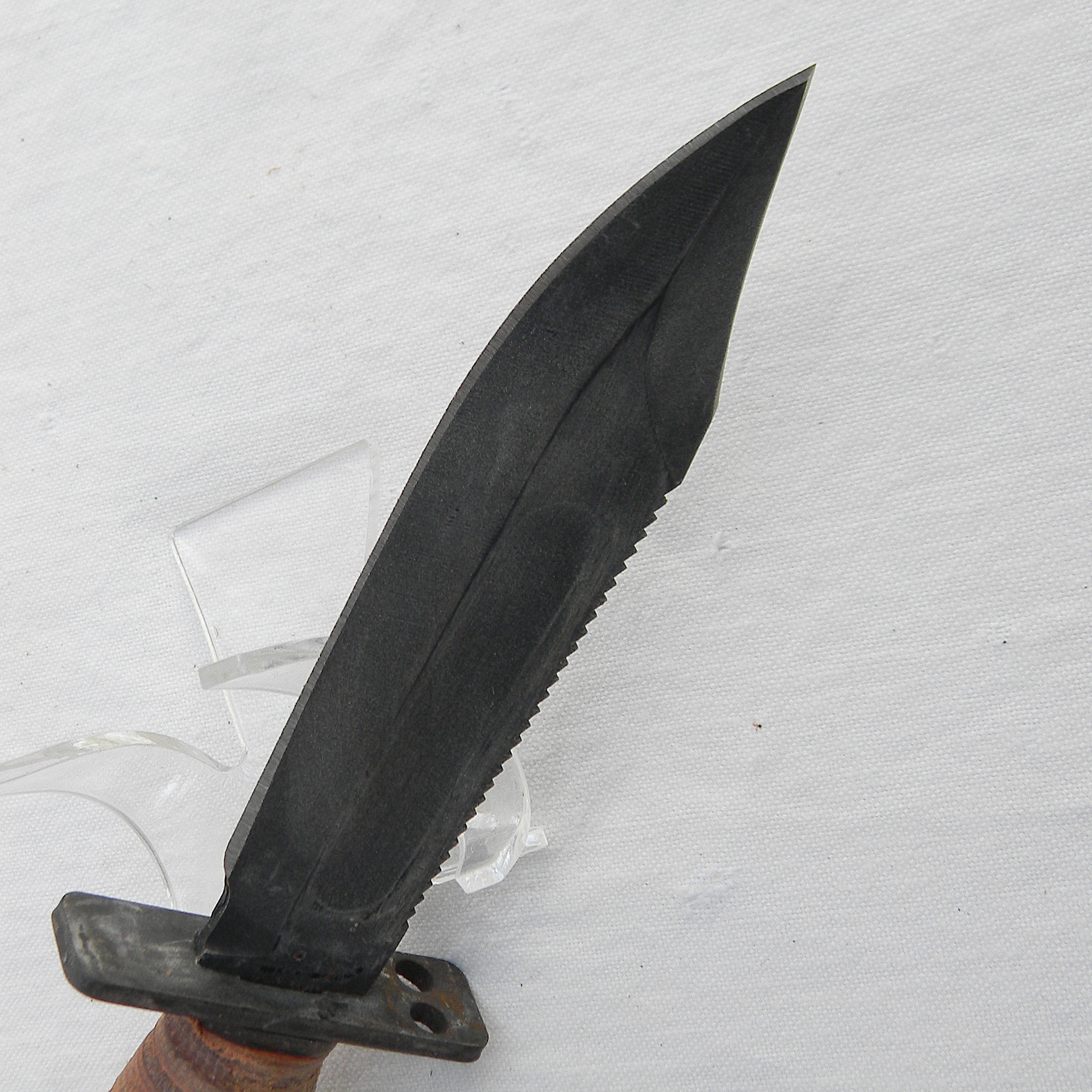 Ontario Jet Pilot Survival Knife dated 07-2008; original scabbard with stone; UNUSED - Image 11