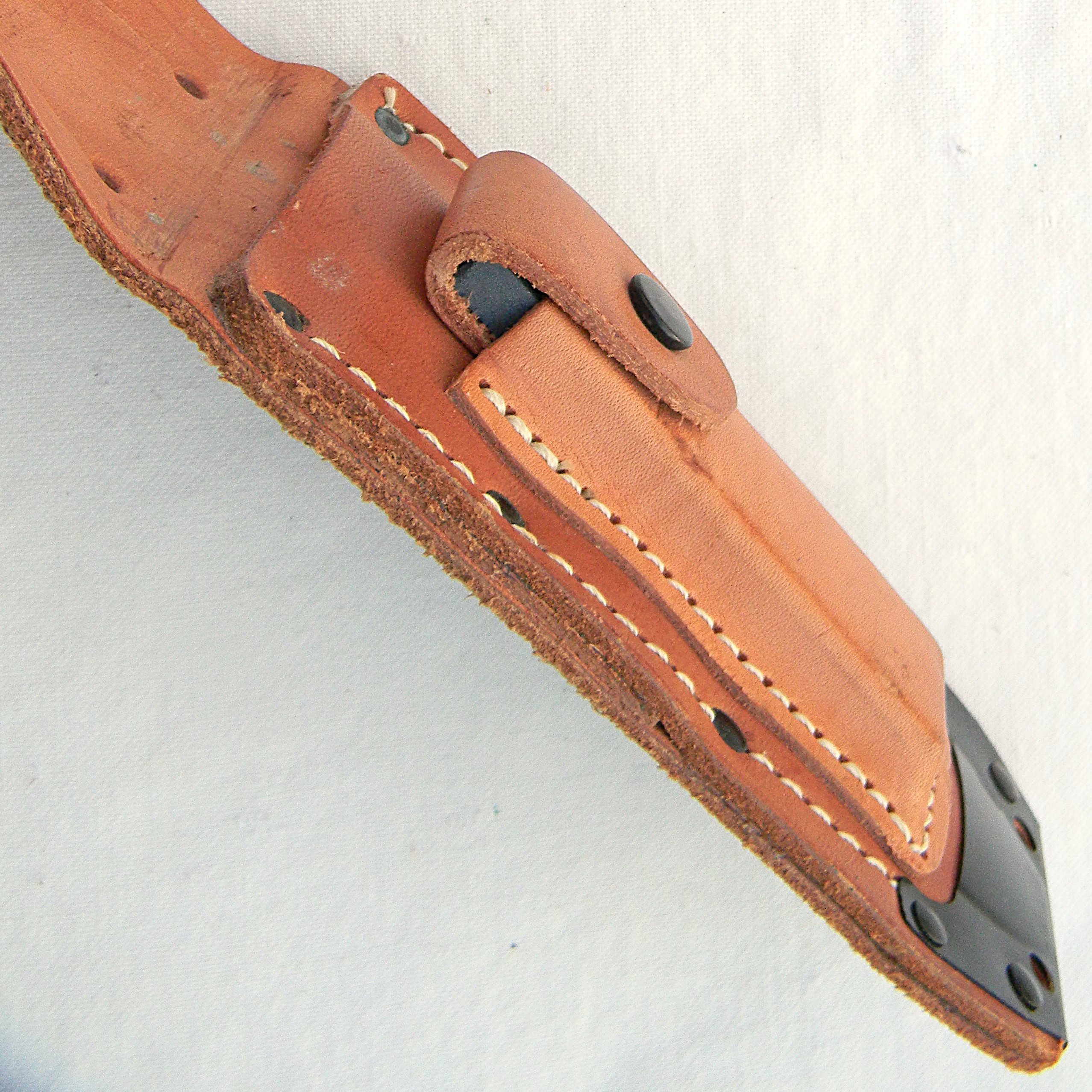 Ontario Jet Pilot Survival Knife dated 05-1999; original scabbard with stone; UNUSED - Image 5