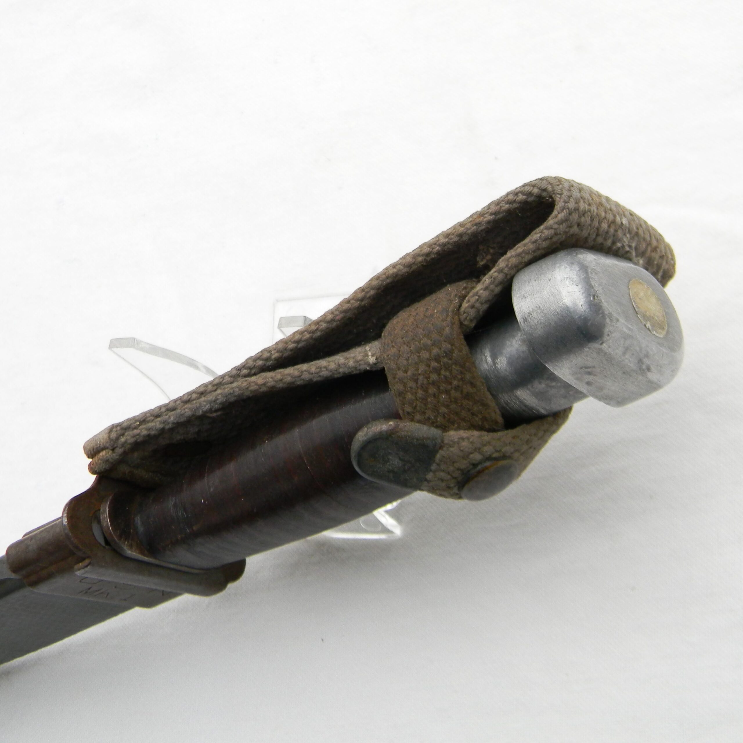 WW2 Geneva Forge USN MARK 1 Utility Knife, 1943 NORD scabbard; scarce MK1 maker - Image 3