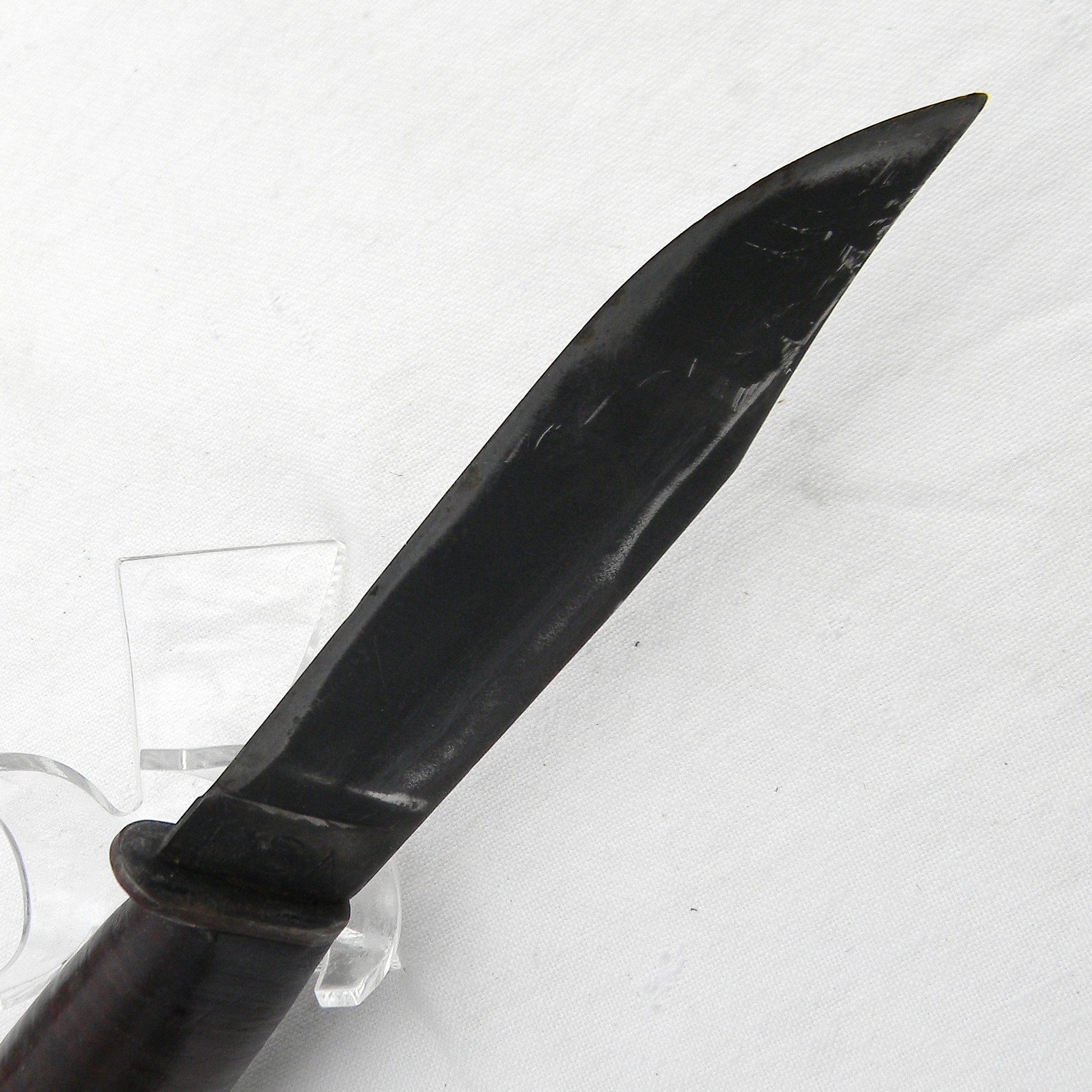 WW2 Geneva Forge USN MARK 1 Utility Knife, 1943 NORD scabbard; scarce MK1 maker - Image 12