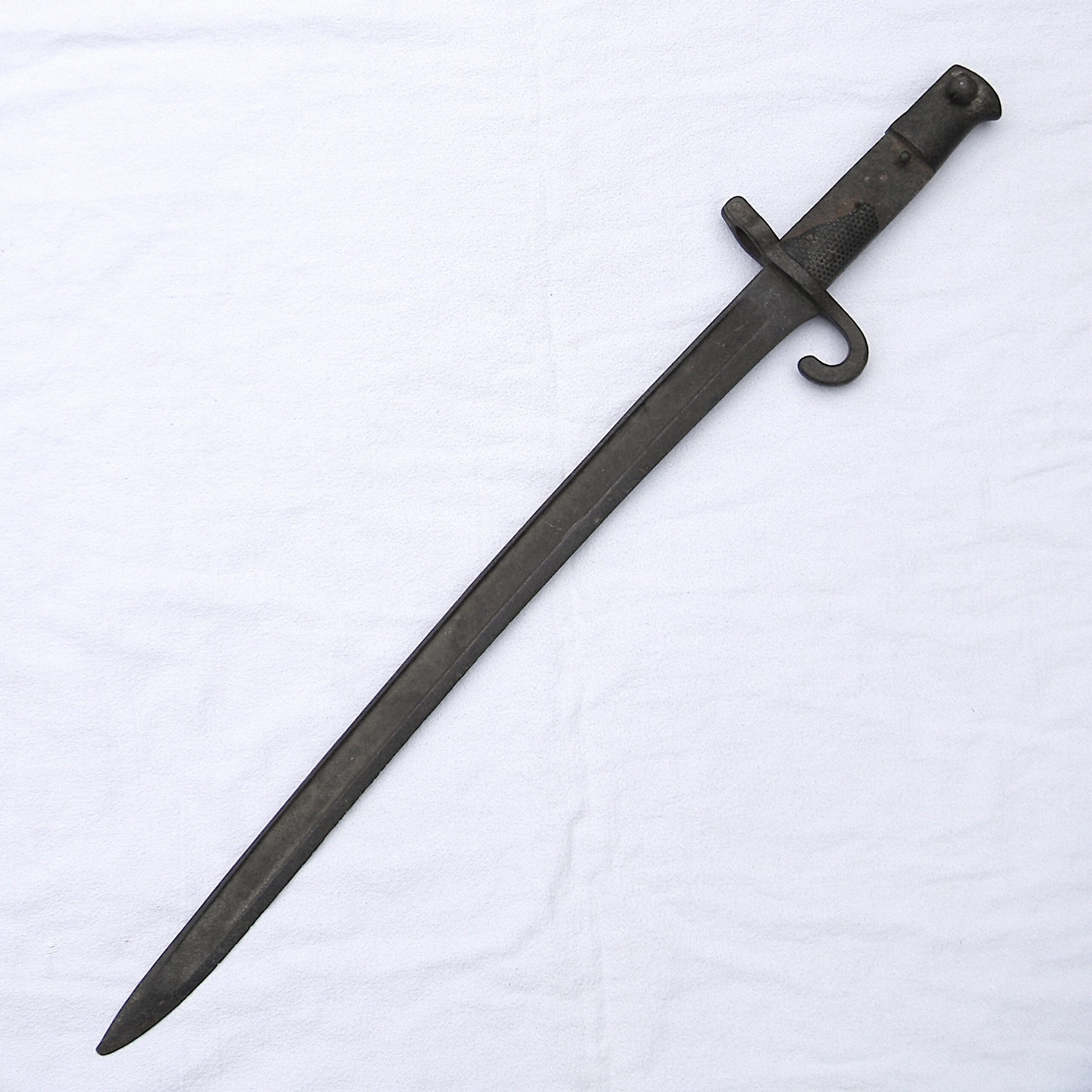 Interesting Franco-Prussian War era German capture M1866 "Yataghan" bayonet for Chassepot rifle; battlefield pick-up in relic condition - Image 2