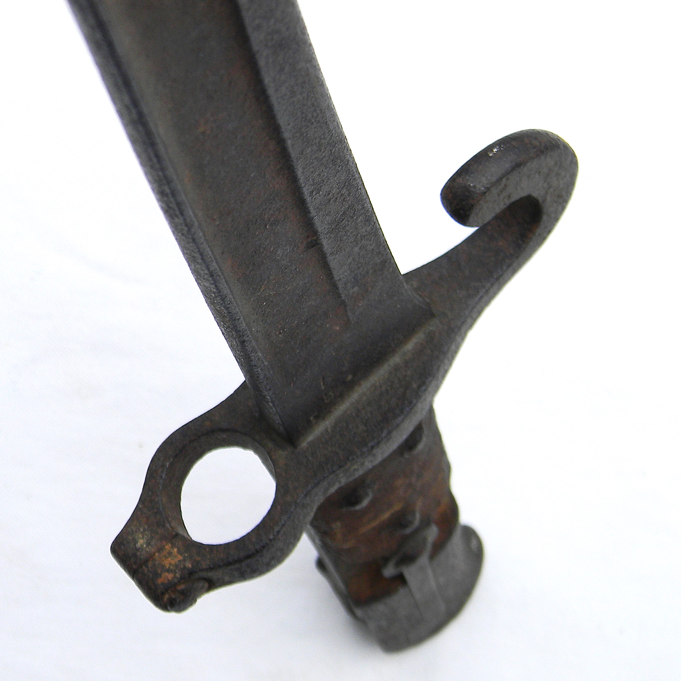 Interesting Franco-Prussian War era German capture M1866 "Yataghan" bayonet for Chassepot rifle; battlefield pick-up in relic condition - Image 8