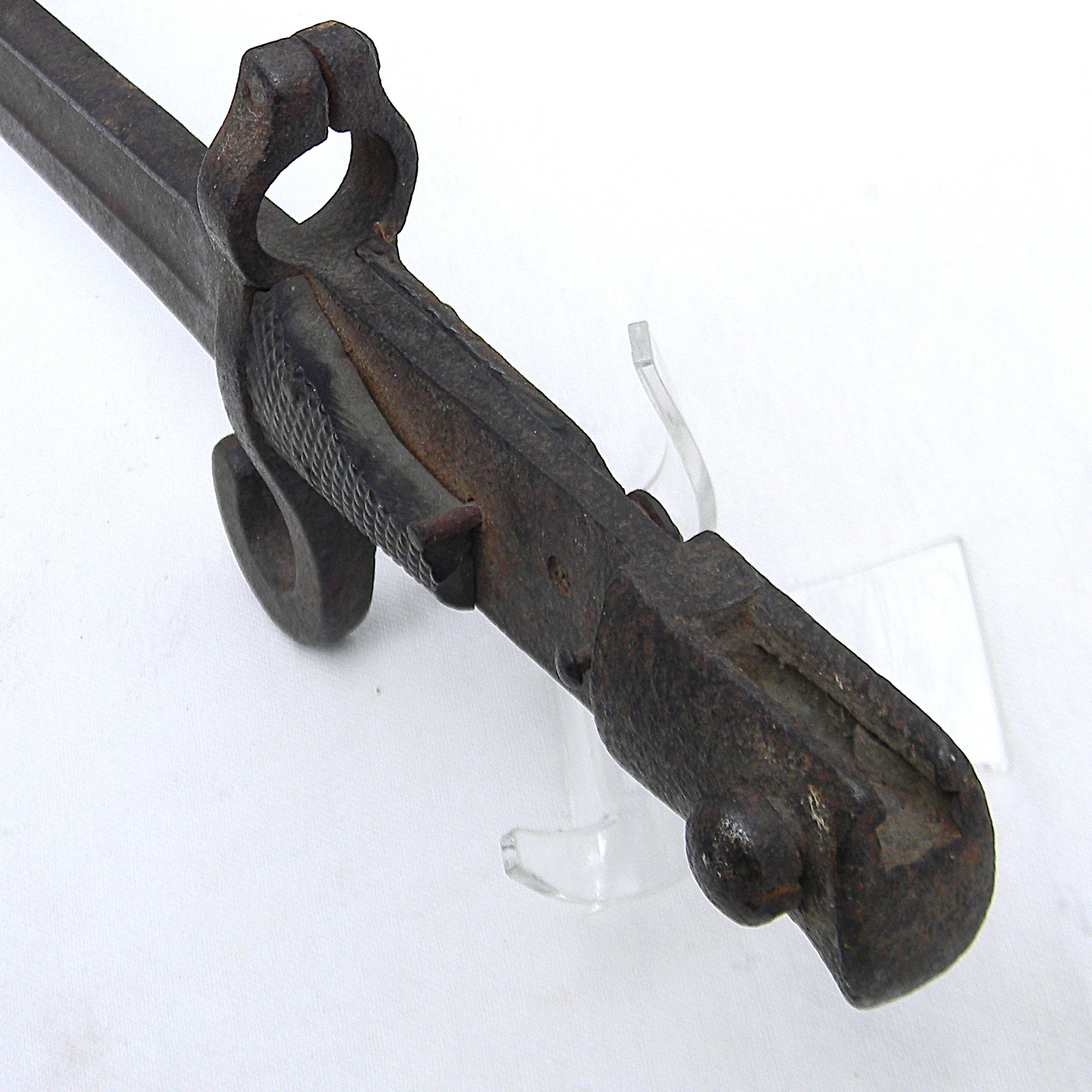 Interesting Franco-Prussian War era German capture M1866 "Yataghan" bayonet for Chassepot rifle; battlefield pick-up in relic condition - Image 11
