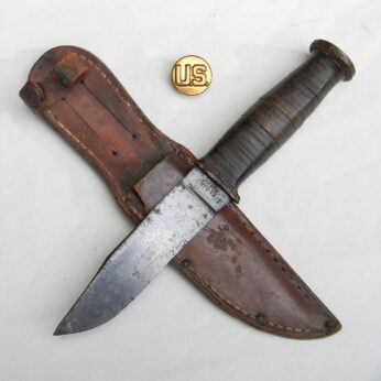 WW2 Ka-Bar USN Seabee utility knife