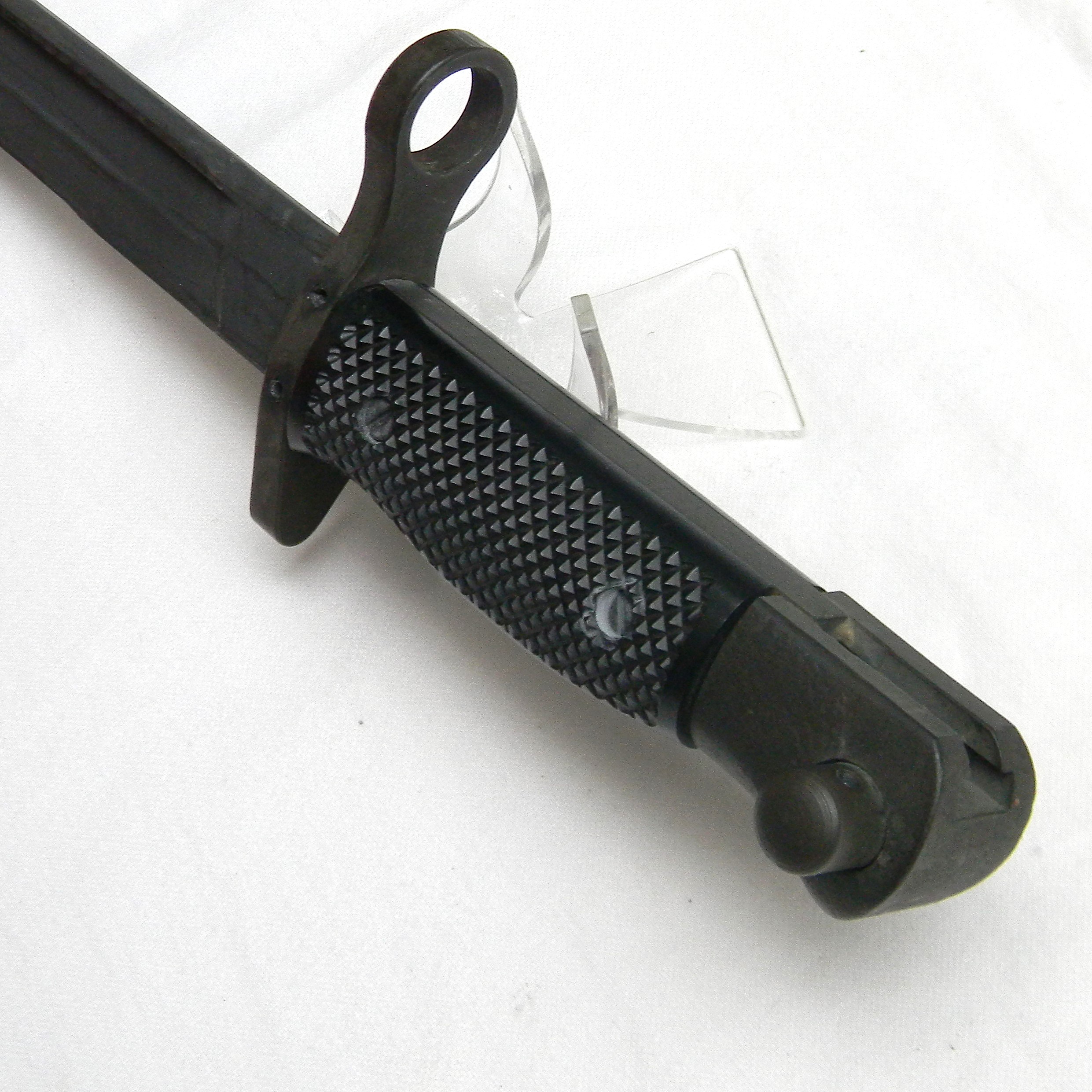 Vietnam War era rare Canadian Arsenals (CA) M1917 bayonet for US 12-gauge trench gun, orig VZM scabbard, 1960s production; UNUSED - Image 11