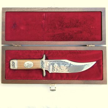 Schrade USA 1976 silver fittings Bicentennial Bowie