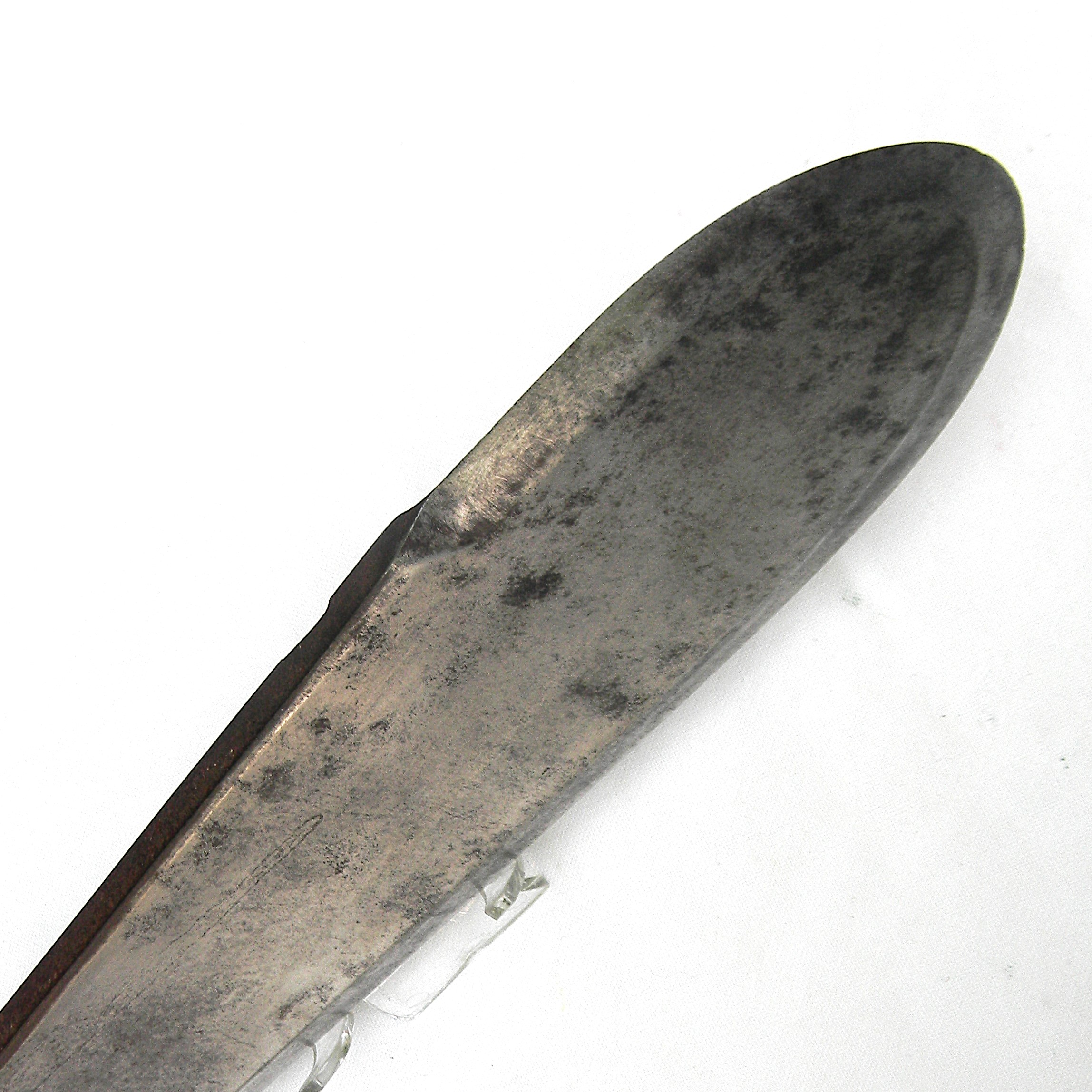 USA WW2 era USMC Hospital Corps Knife / Corpsmen Bolo made by Village Blacksmith, original 1943 Boyt scabbard - Image 14
