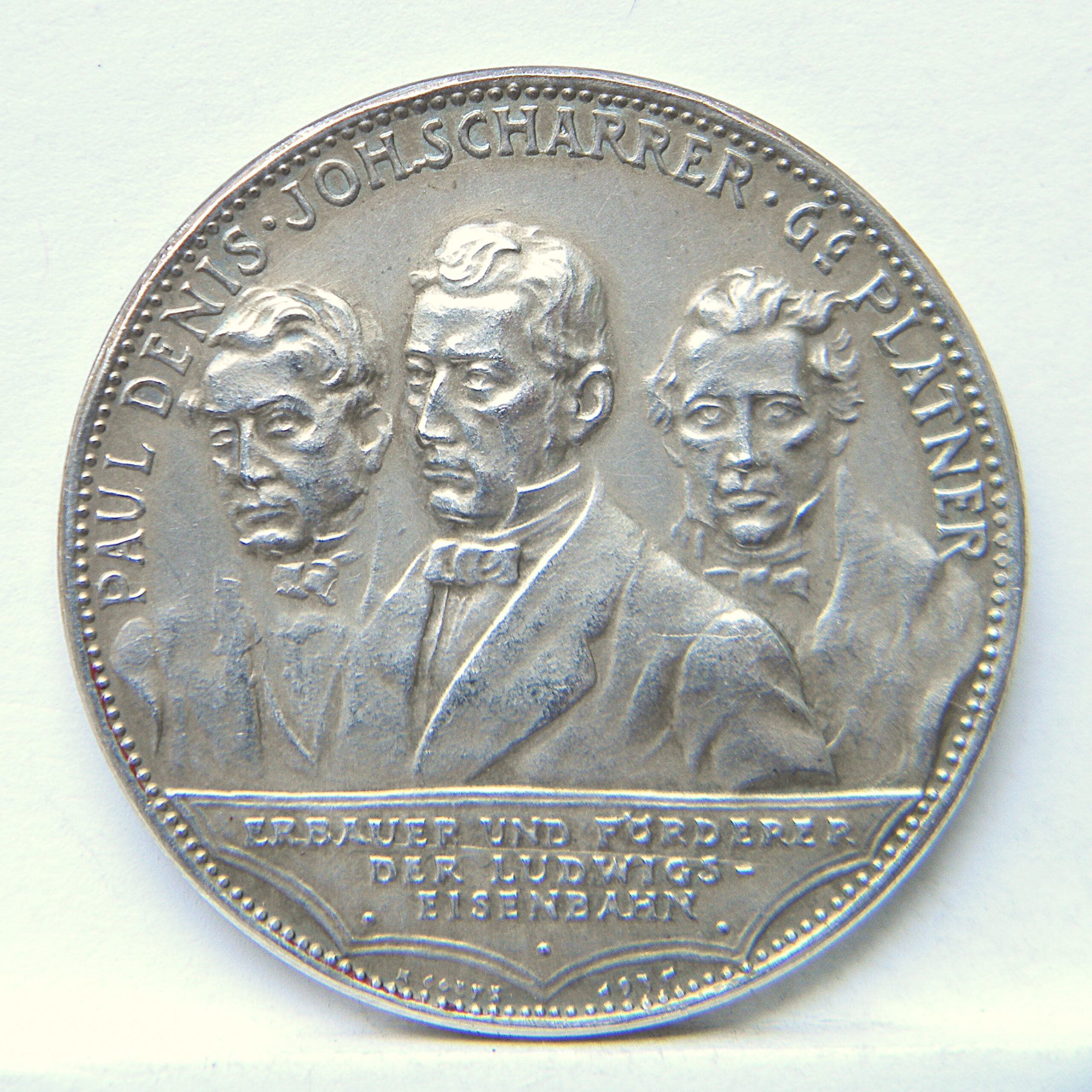 Karl Goetz 1st German Railroad silver medal