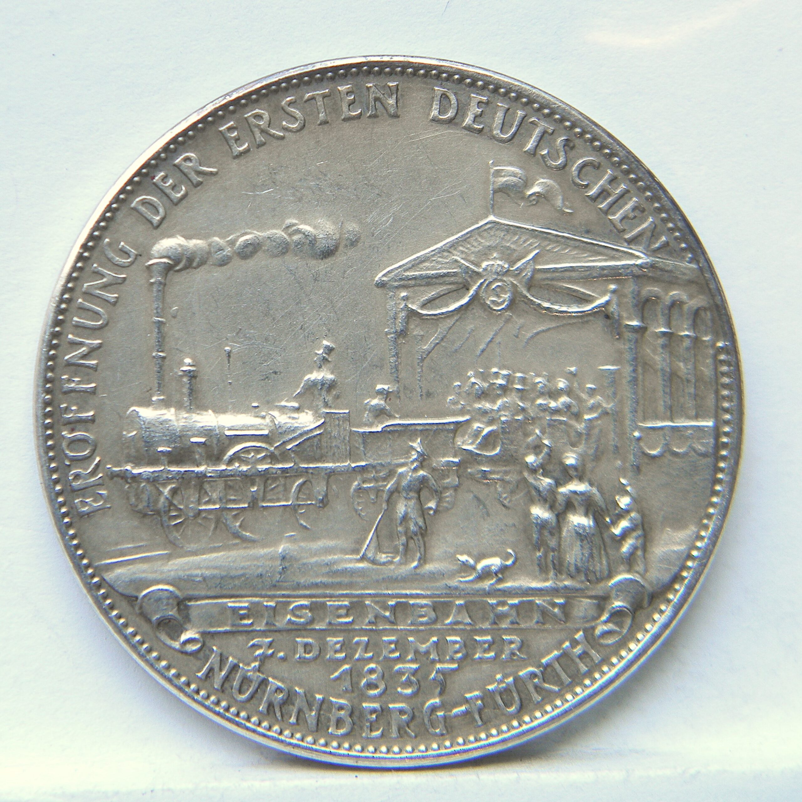 Karl Goetz 1st German Railroad silver medal