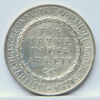 Karl Goetz 1926 silver merit medal