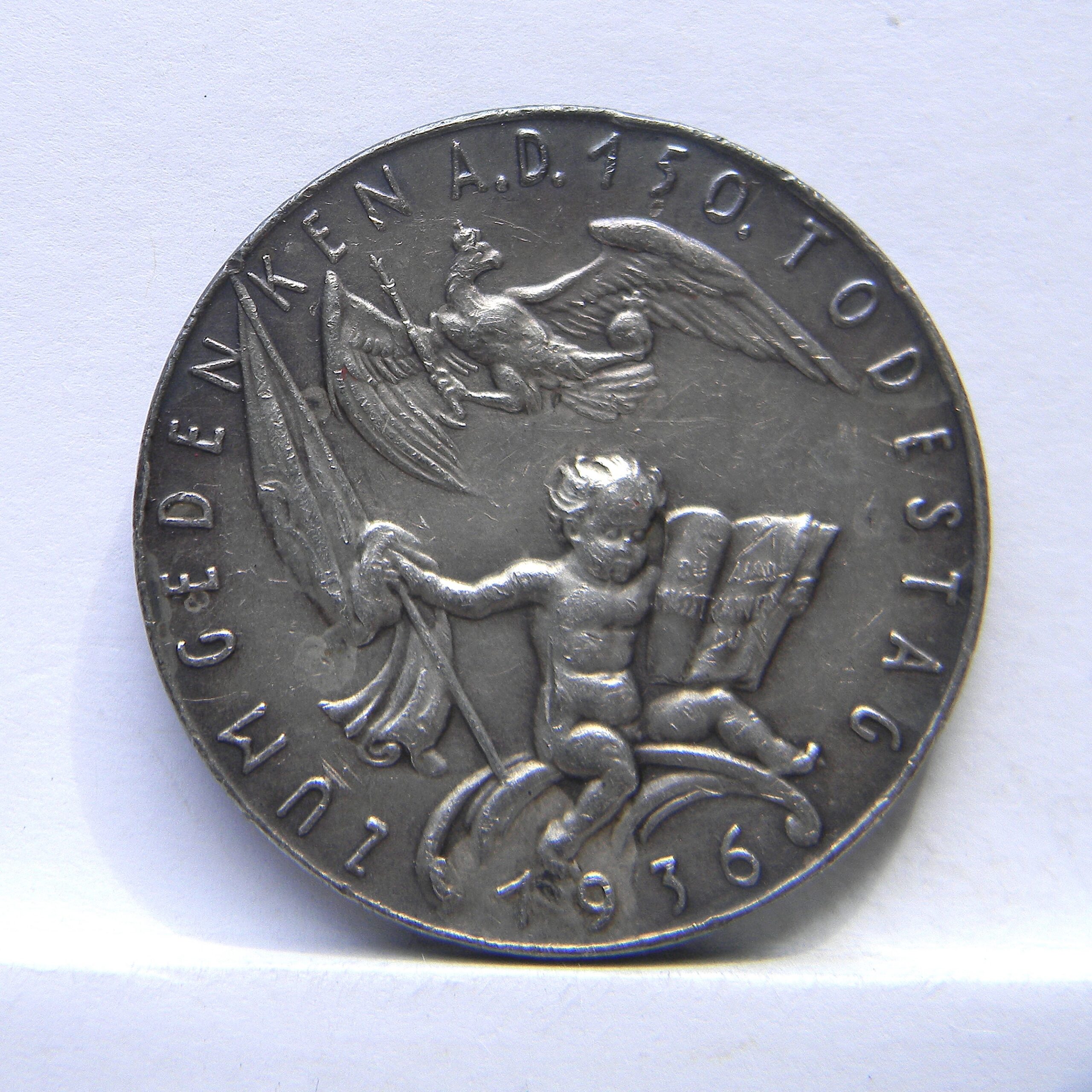 Karl Goetz 1936 Frederick The Great silver medal