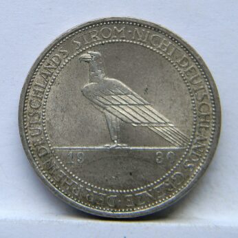Germany Rhineland liberation 1930 silver 3 Mark