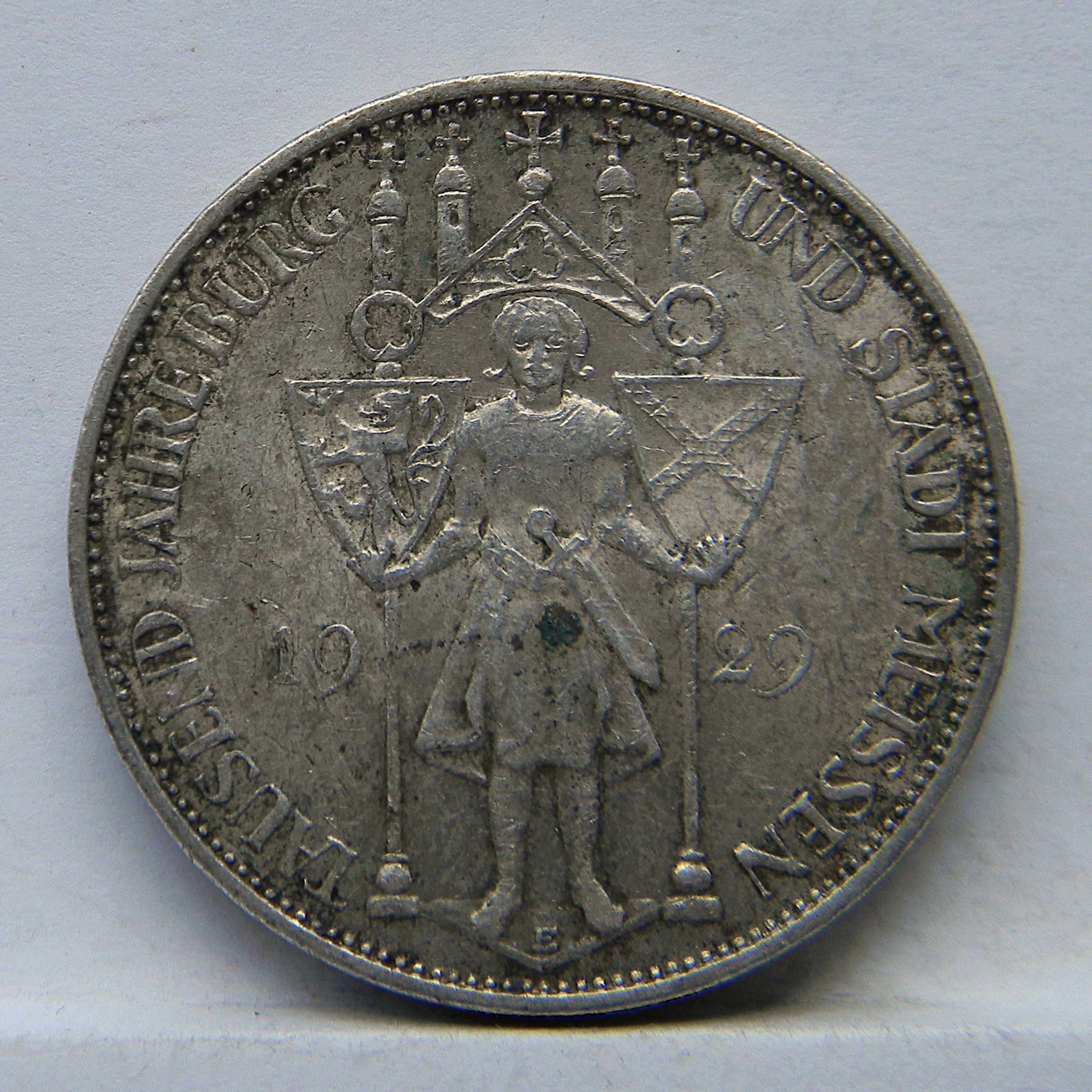 Germany 1929 Meissen silver 3 Mark