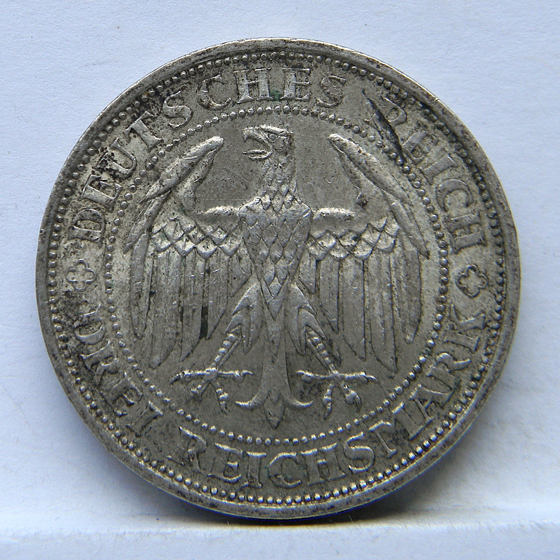 Germany 1929 Meissen silver 3 Mark
