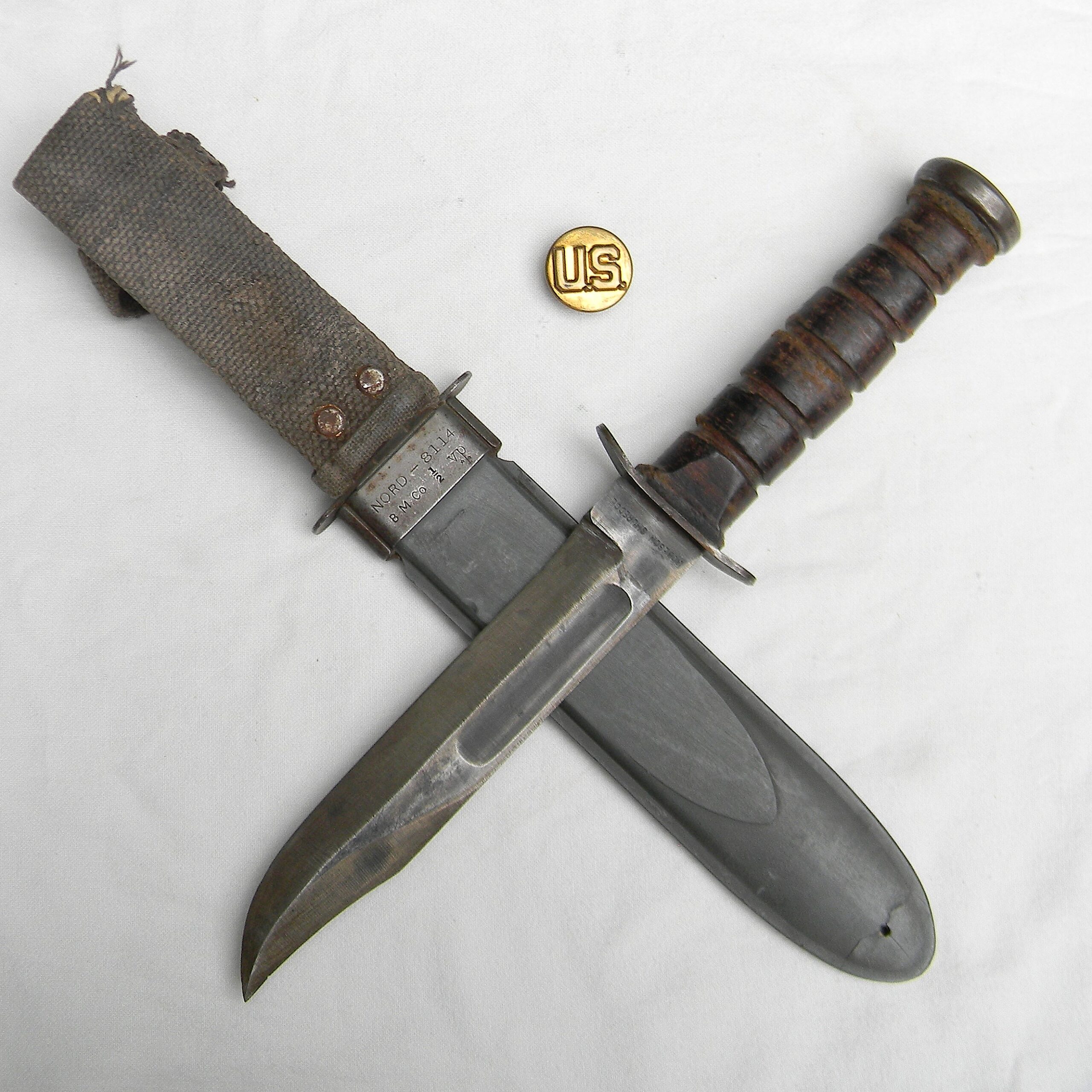WW2 Robeson Shuredge USN MK2 fighting knife