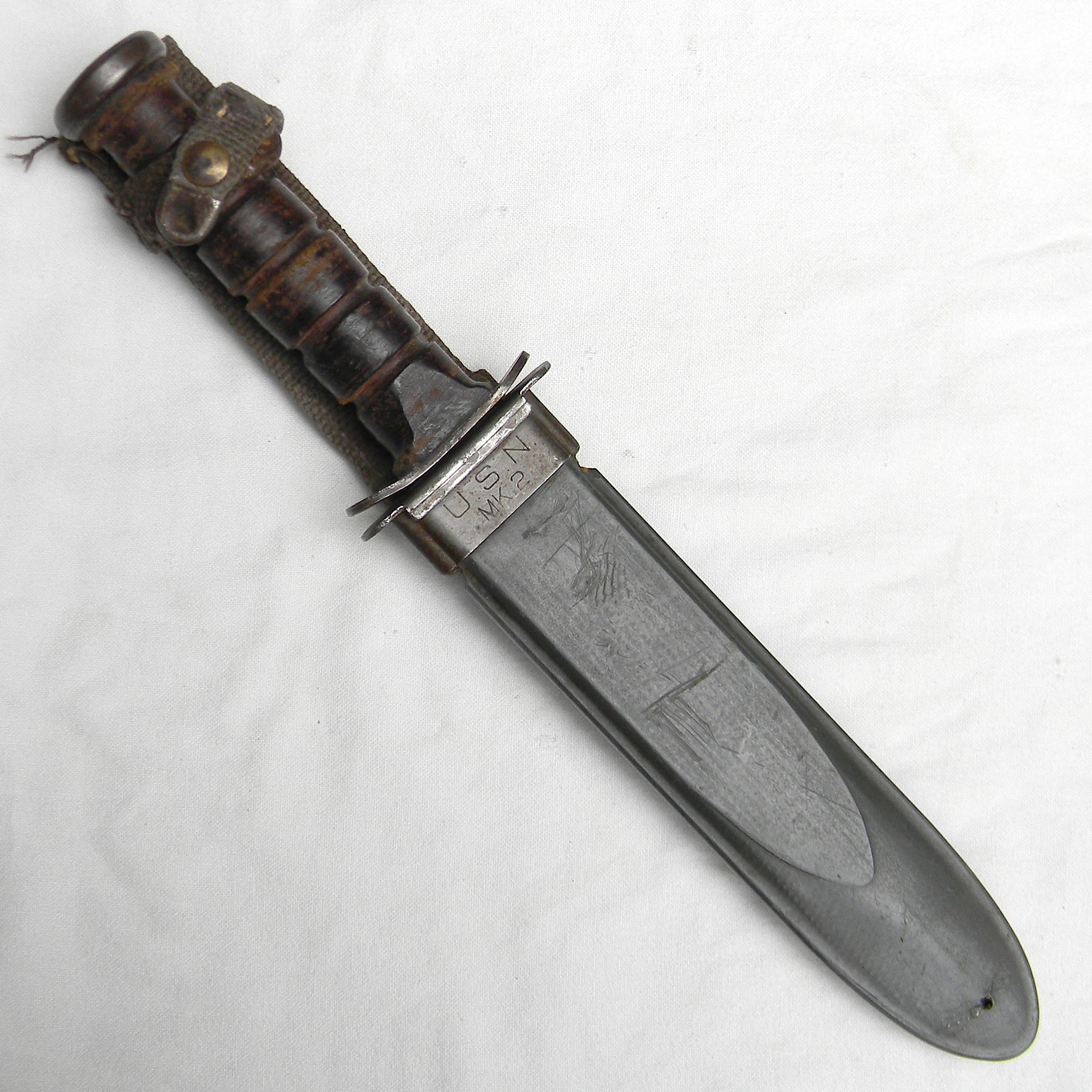WW2 Robeson Shuredge USN MK2 fighting knife
