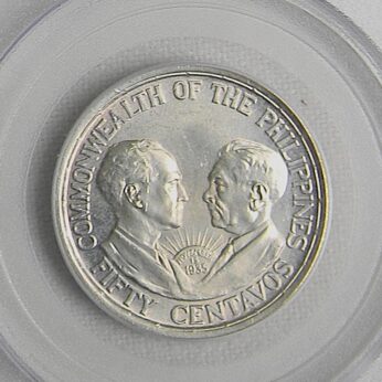 American Philippines 1936M silver 50 Centavos