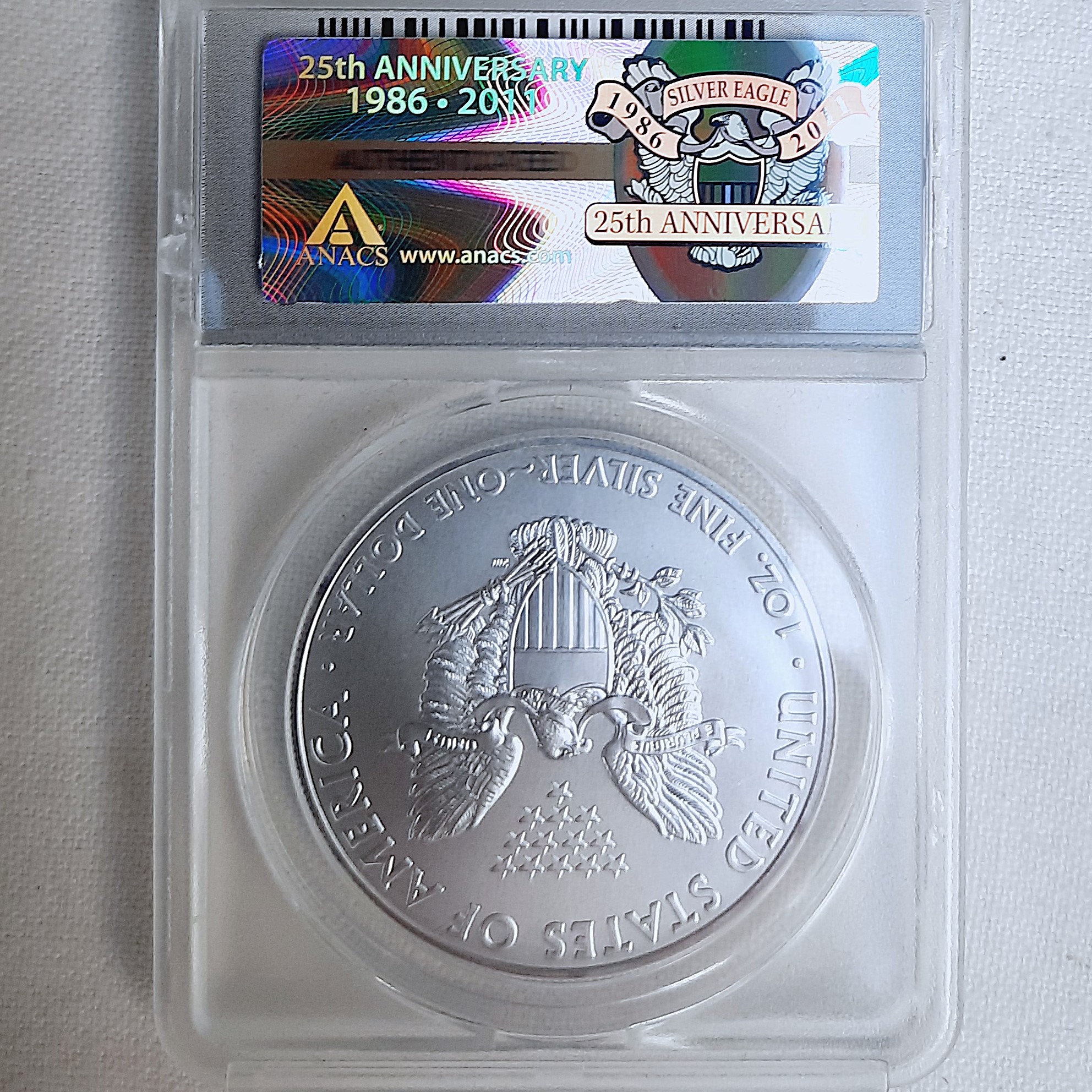 USA 2011S $1 Silver Eagle MS70