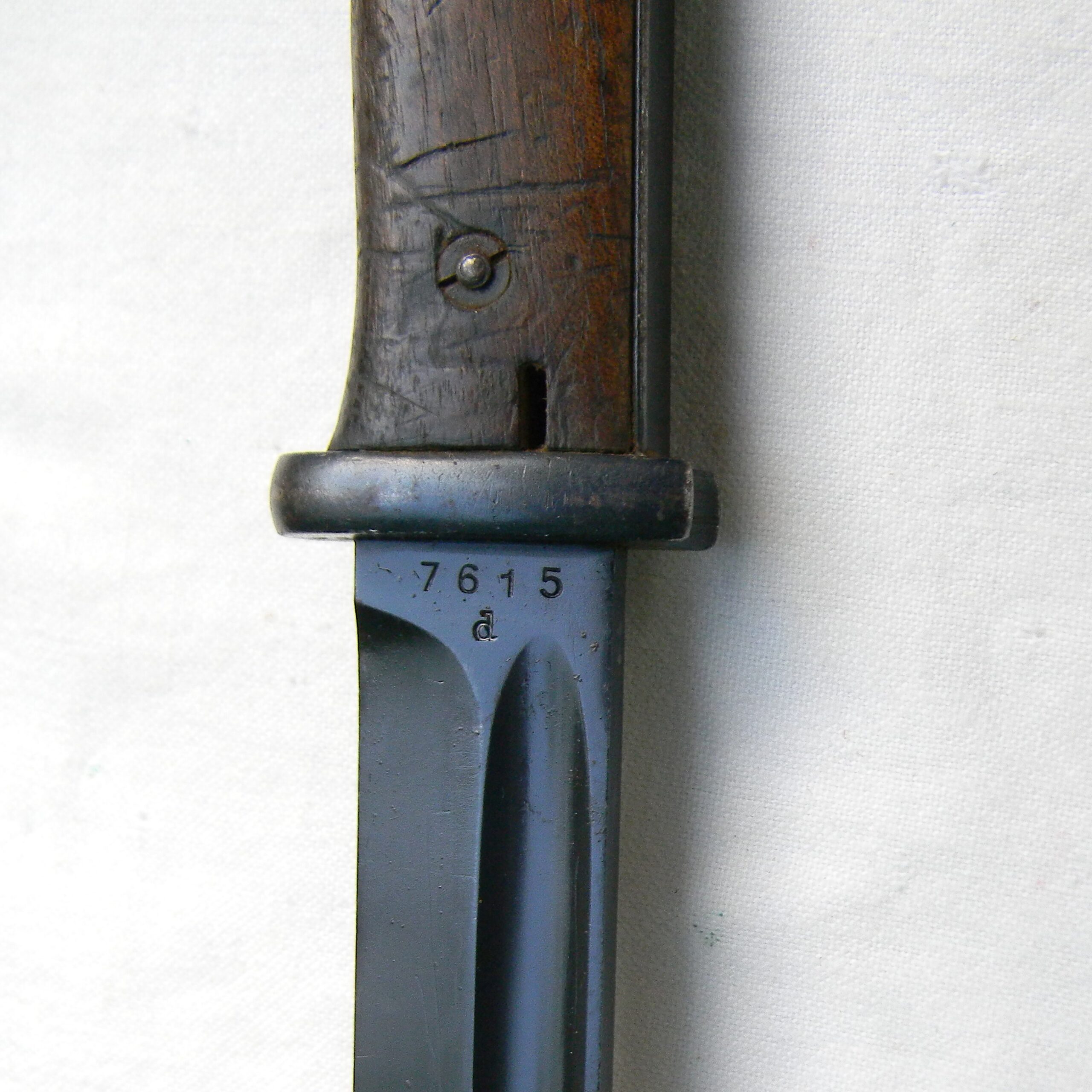 Germany pre-WW2 1937 Weyersberg Kirschbaum & Cie (WKC) K98 bayonet; original scabbard, rare DAK "Africa Korps" tropical web frog - Image 16
