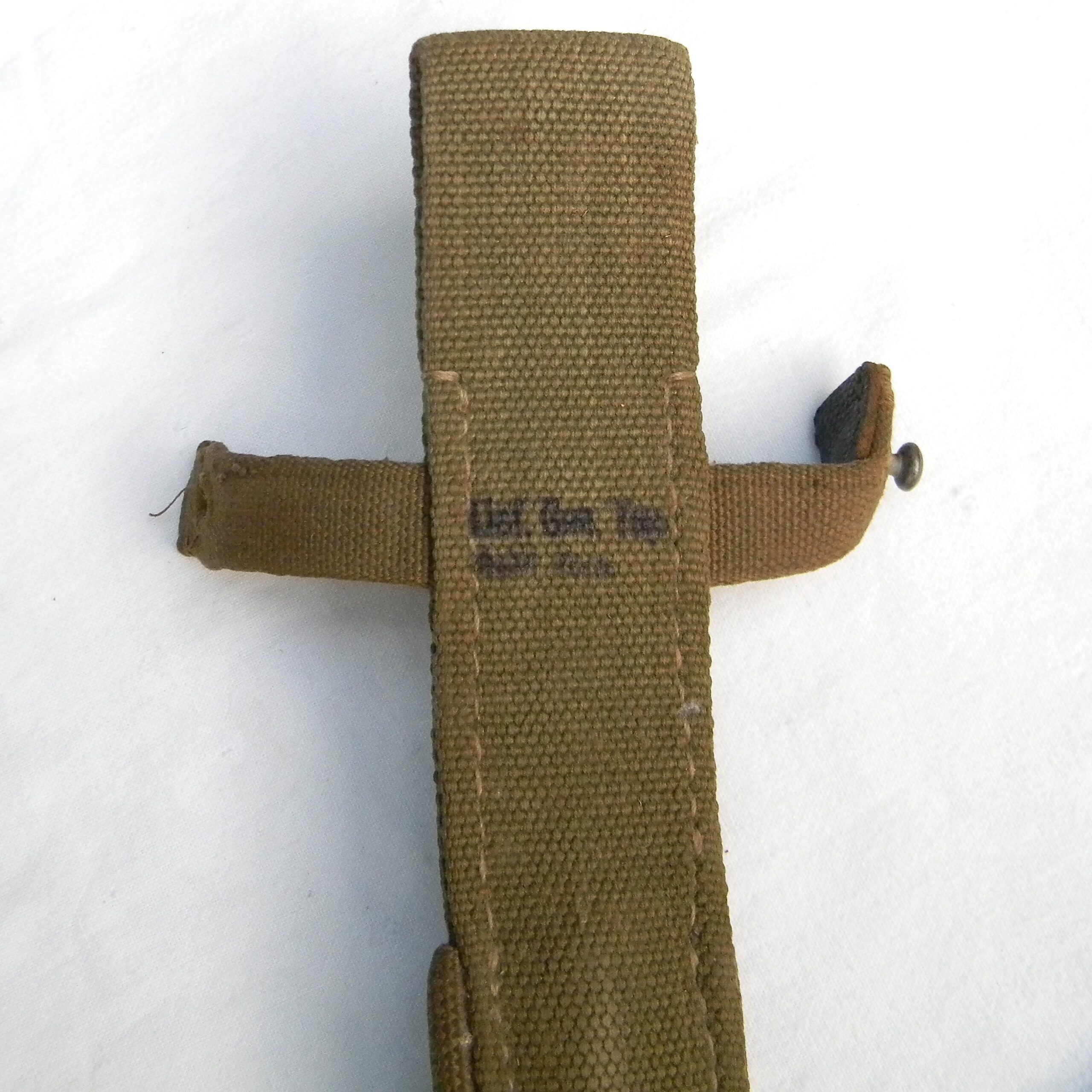 Germany pre-WW2 1937 Weyersberg Kirschbaum & Cie (WKC) K98 bayonet; original scabbard, rare DAK "Africa Korps" tropical web frog - Image 5