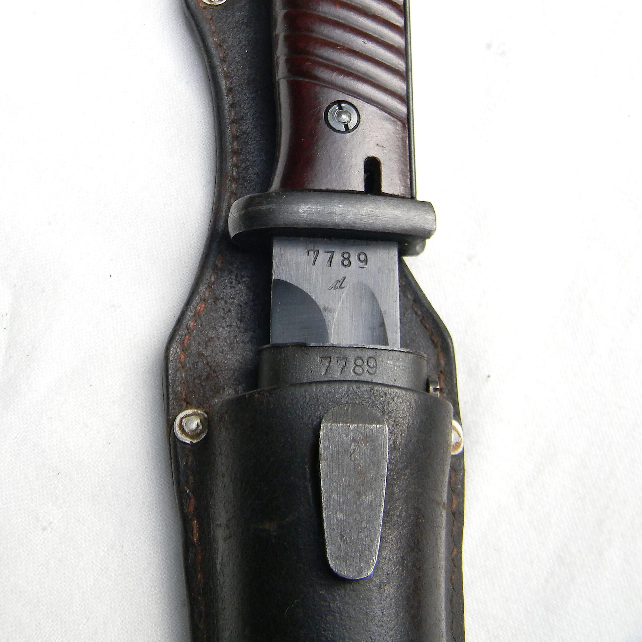 Germany WW2 Friedrich Herder Abr Sohn K98 bayonet