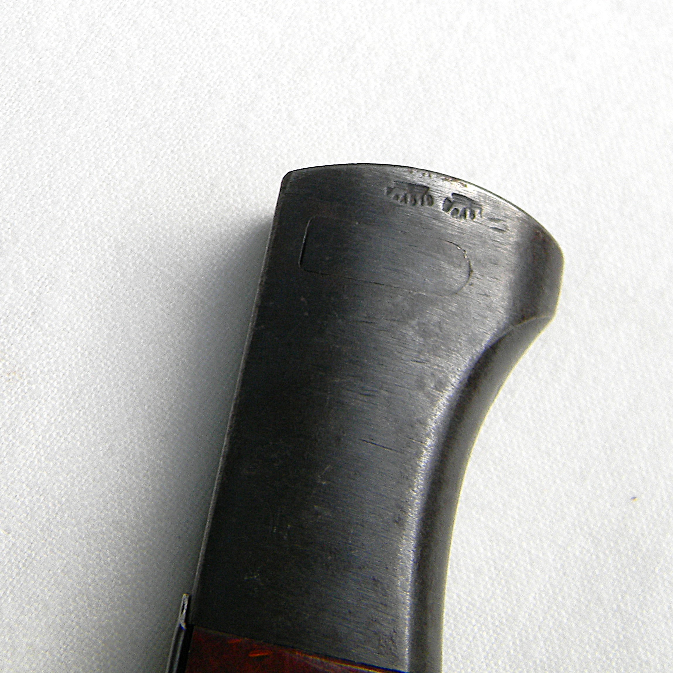 Germany WW2 rare unused matching serials K98 bayonet made by Friedrich Herder Abr Sohn in 1943; original scabbard, leather frog - Image 8