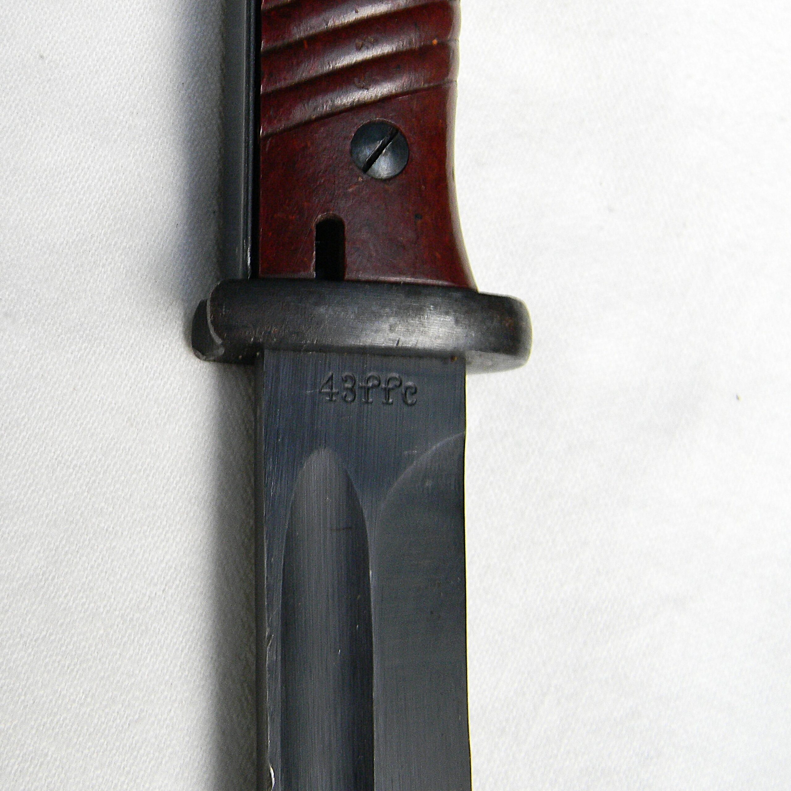 Germany WW2 rare unused matching serials K98 bayonet made by Friedrich Herder Abr Sohn in 1943; original scabbard, leather frog - Image 10