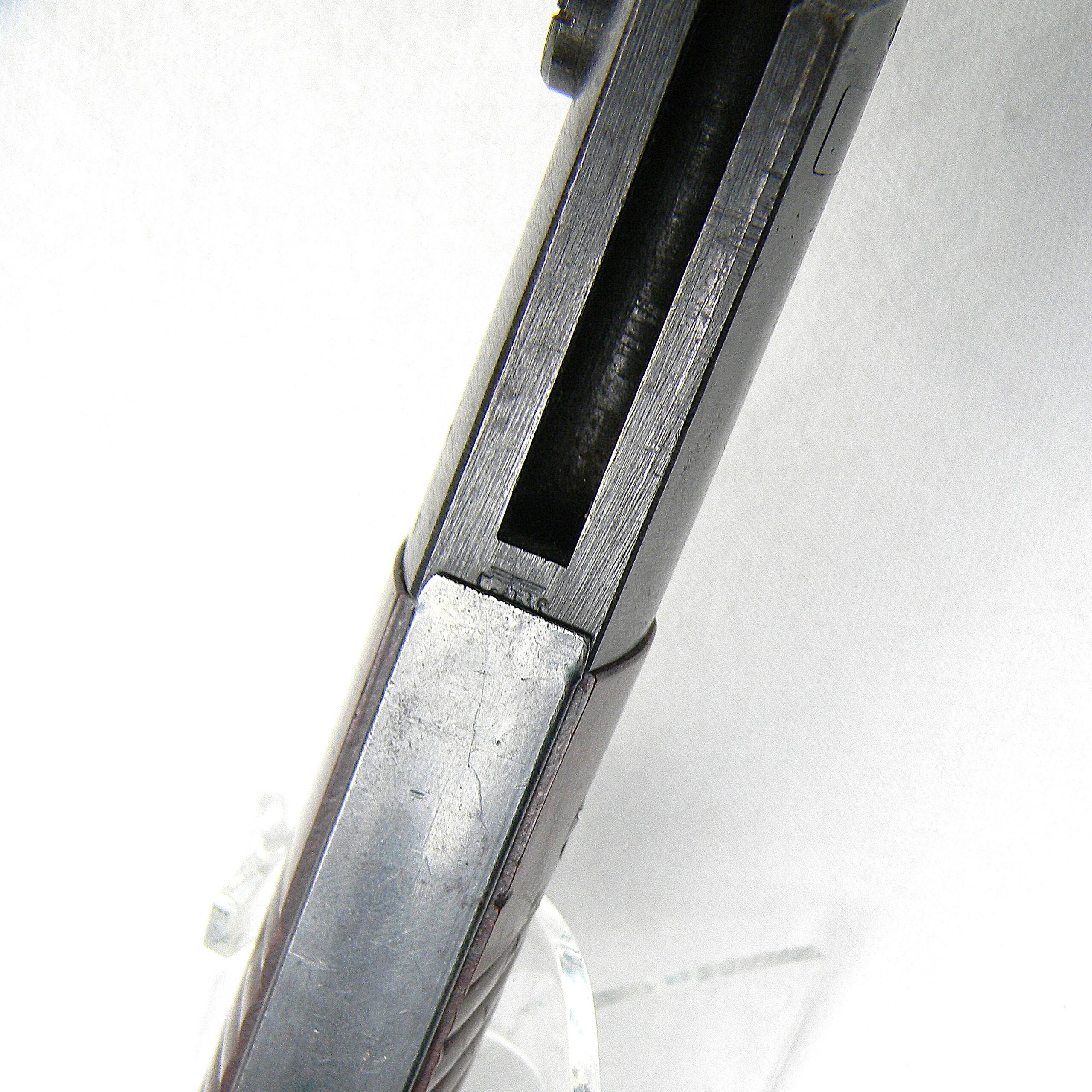 Germany WW2 rare unused matching serials K98 bayonet made by Friedrich Herder Abr Sohn in 1943; original scabbard, leather frog - Image 13