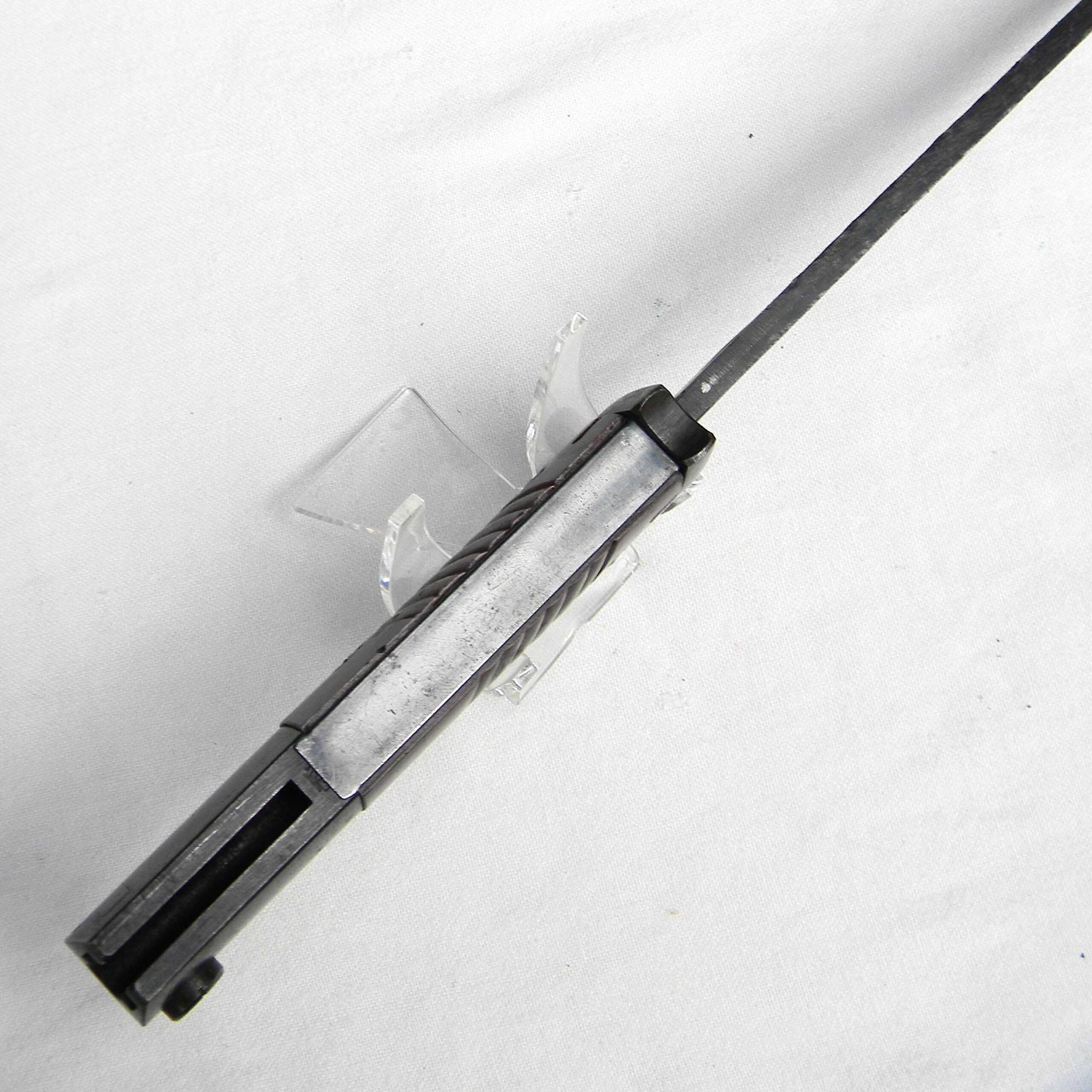 Germany WW2 rare unused matching serials K98 bayonet made by Friedrich Herder Abr Sohn in 1943; original scabbard, leather frog - Image 15