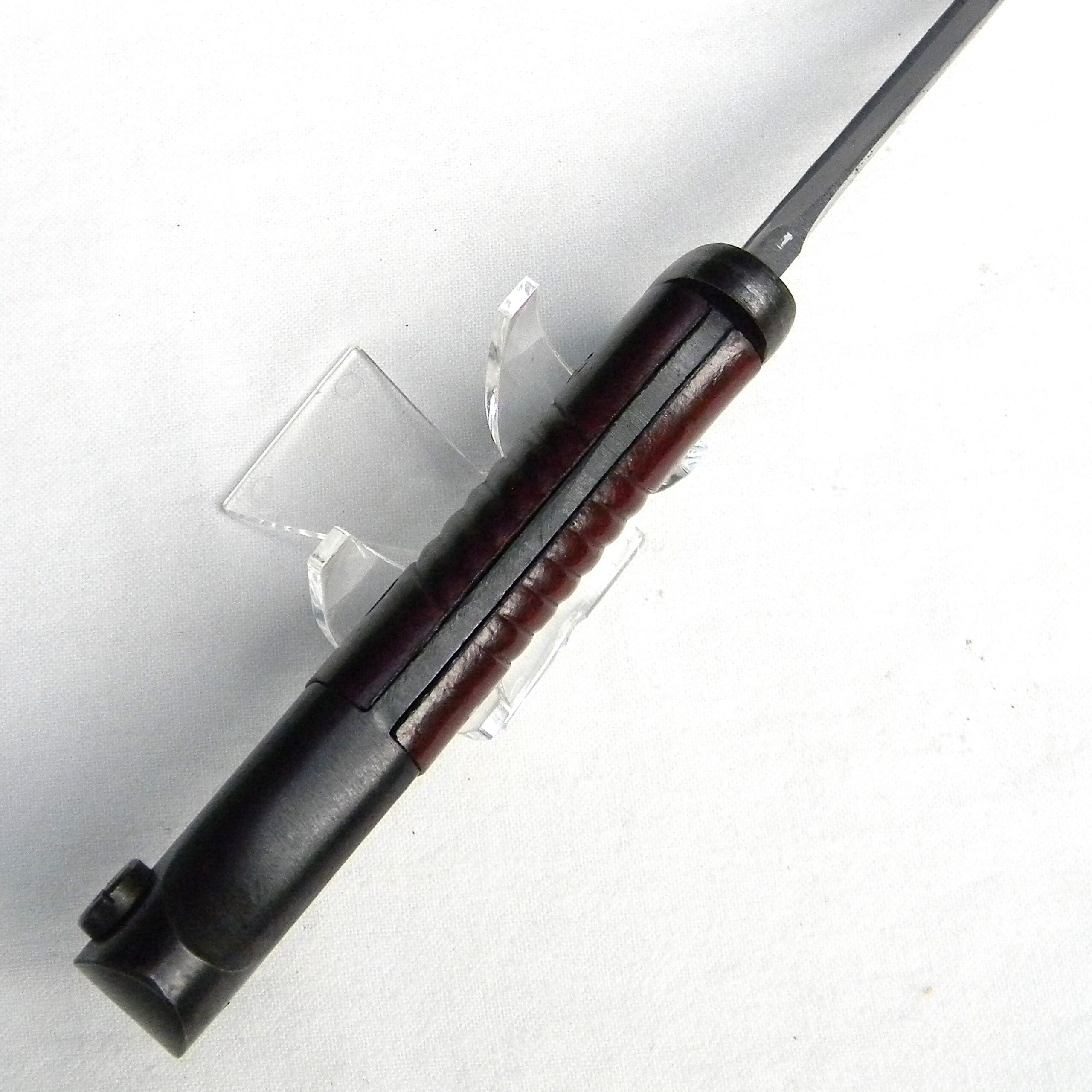 Germany WW2 rare unused matching serials K98 bayonet made by Friedrich Herder Abr Sohn in 1943; original scabbard, leather frog - Image 16