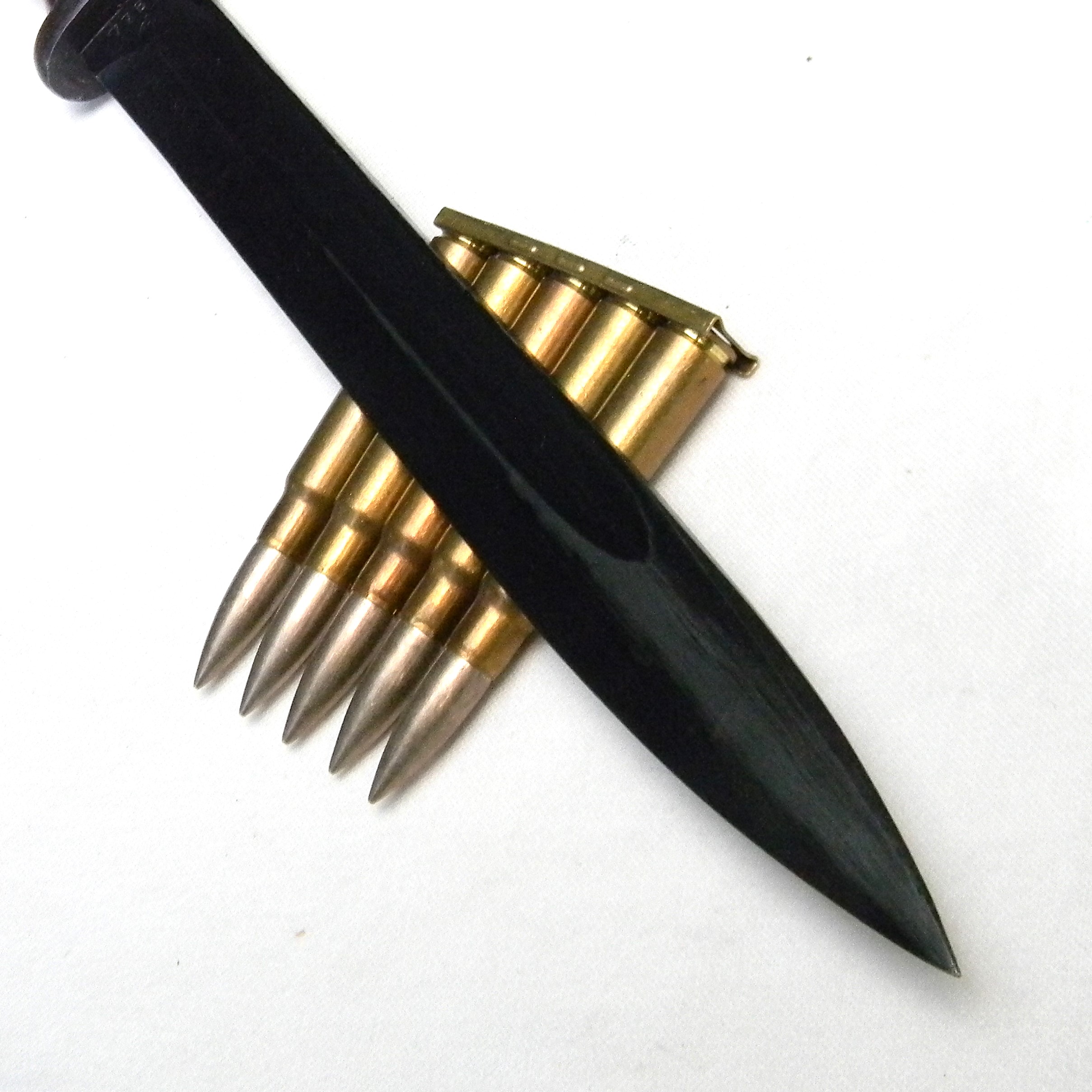 Germany WW2 rare unused matching serials K98 bayonet made by Friedrich Herder Abr Sohn in 1943; original scabbard, leather frog - Image 19
