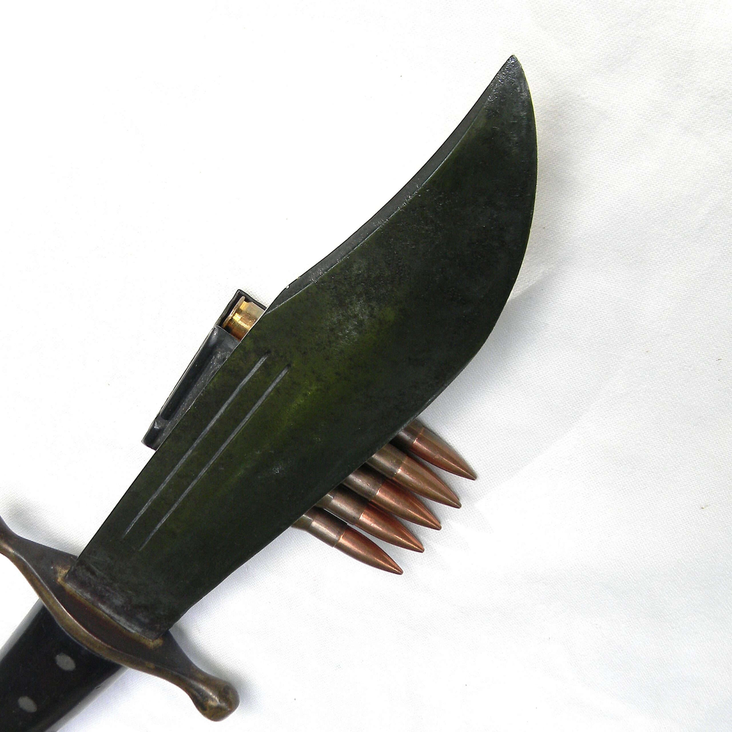 USA WW2 era Case XX V44 survival/fighting knife - part of USAF bail-out kit, original scabbard; rare type - Image 10