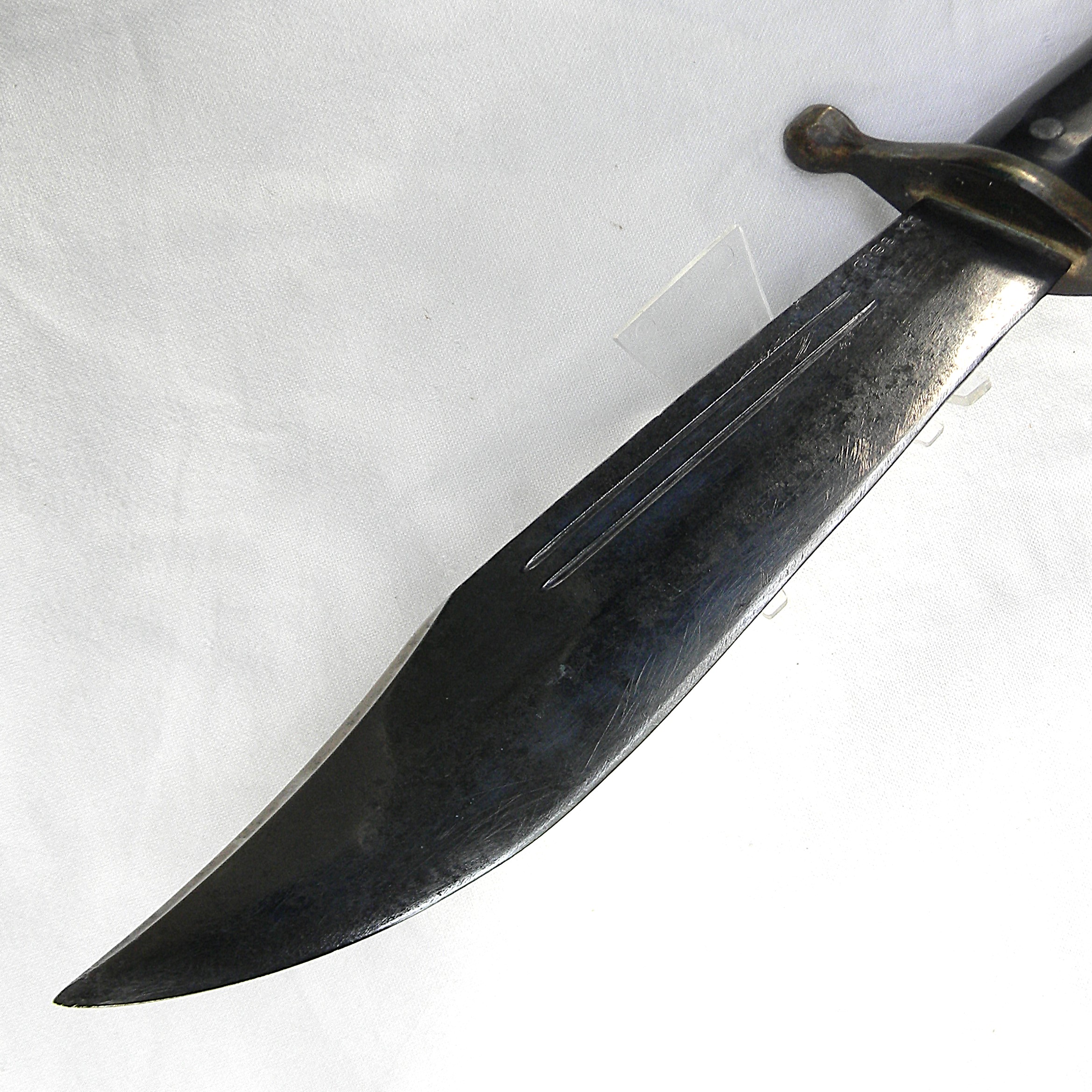 USA WW2 era Case XX V44 survival/fighting knife - part of USAF bail-out kit, original scabbard; rare type - Image 13