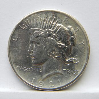 USA 1921 silver Peace Dollar